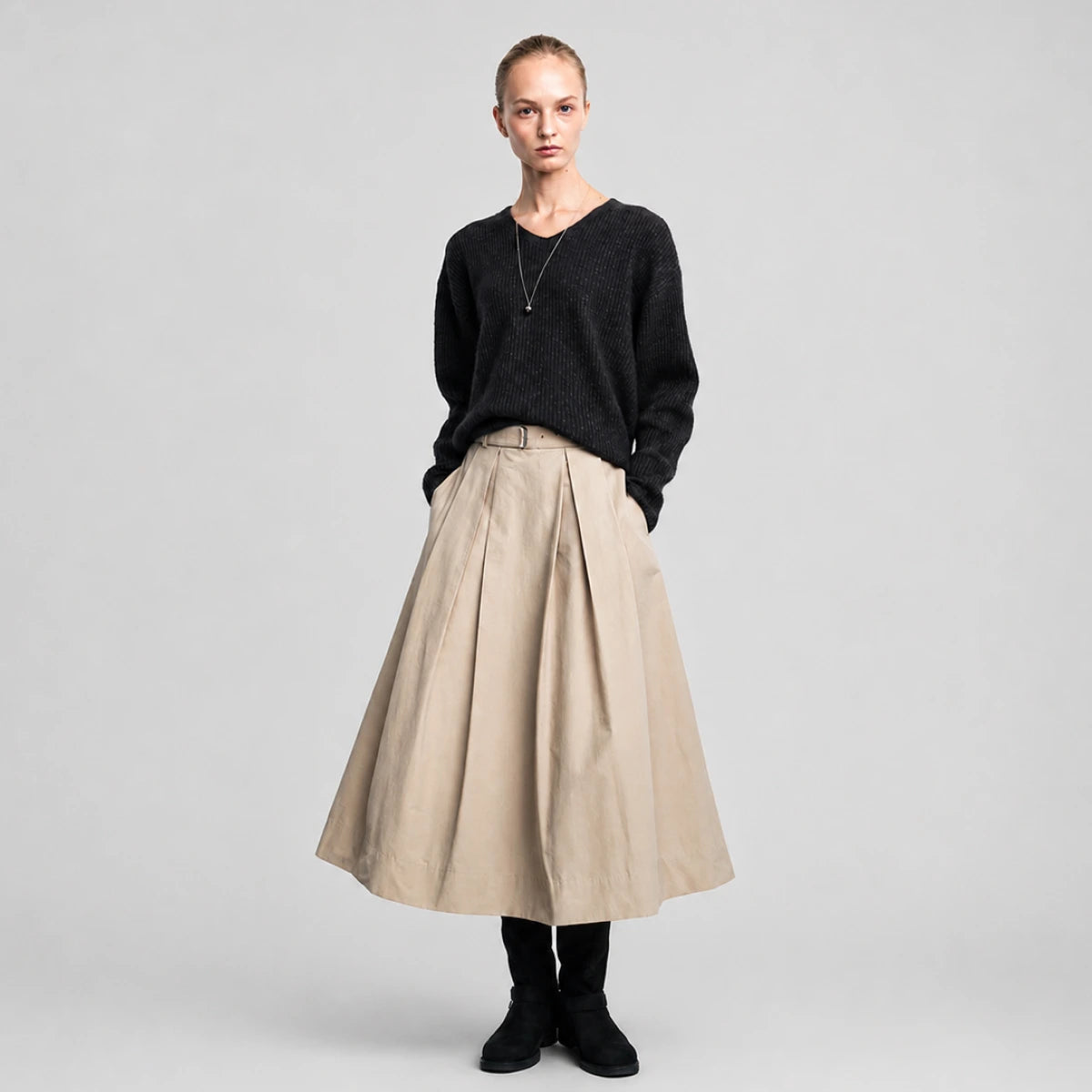 CelebShop edition Belted Hepburn Skirt