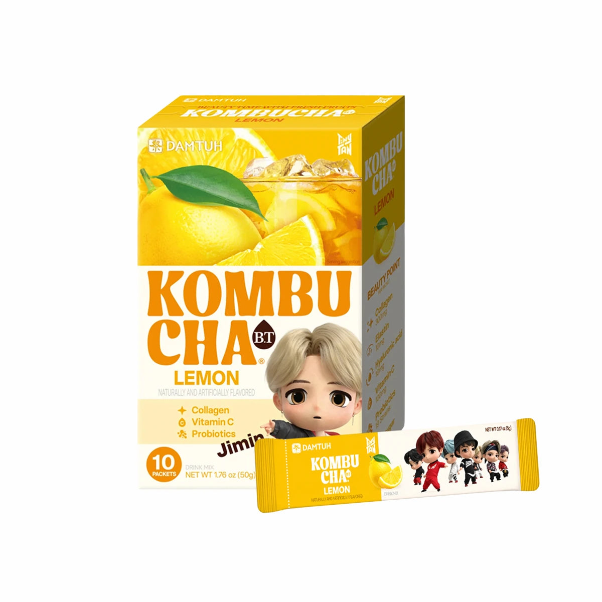 Damtuh BT Kombucha Lemon (10 Sticks)
