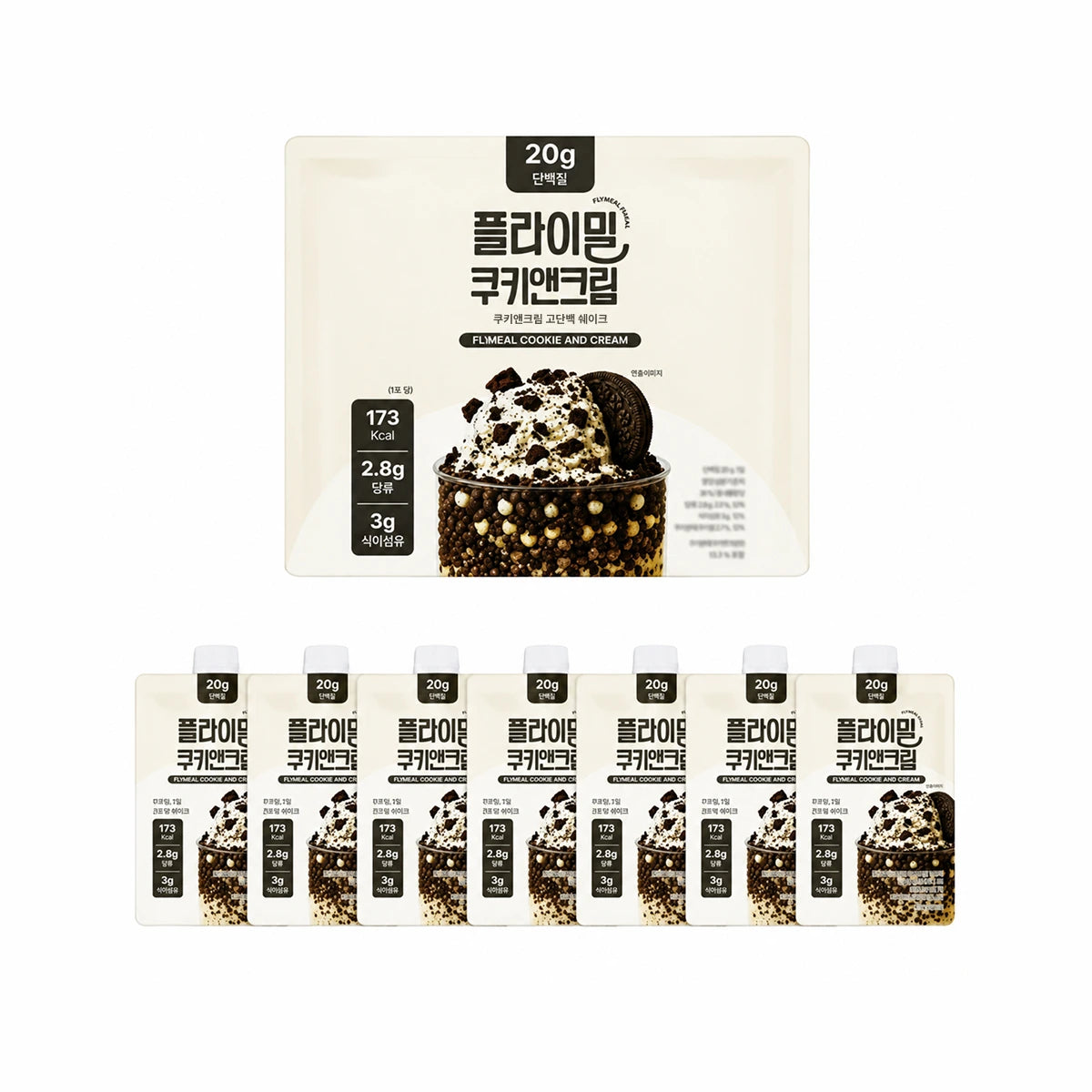 Flimeal Cookie and Cream Pouch 315g (45g*7ea) 1Pack