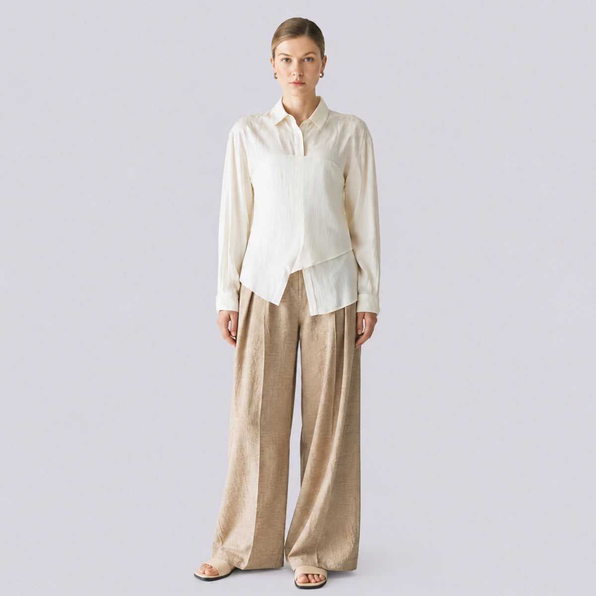 LENEDIFIE Easy-Care Airy Pants