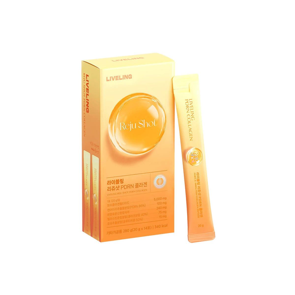 Liveling Reju Shot PDRN Collagen (20 g × 14 pcs)