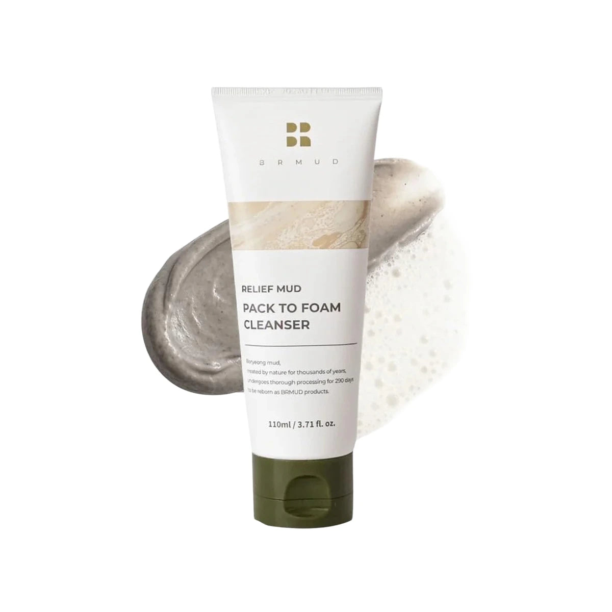 BRMUD Relief Mud Pack to Foam Cleanser 110ml