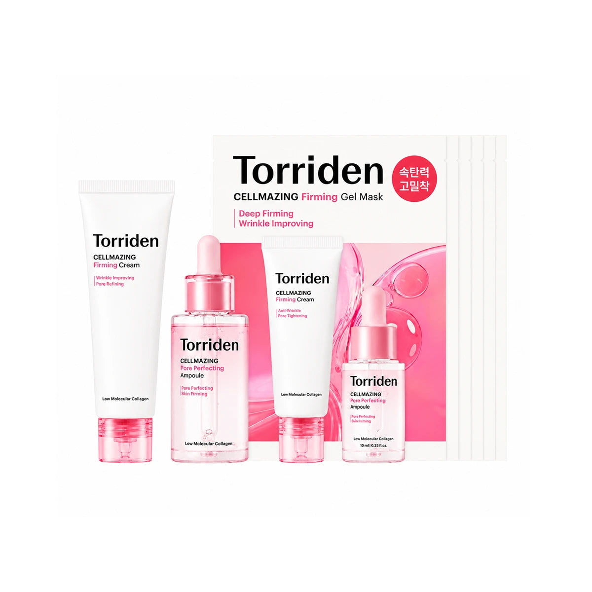Torriden CELLMAZING Mask & Skincare Set (5 Masks + Cream 60ml + Ampoule 30ml + Mini Ampoule & Cream)