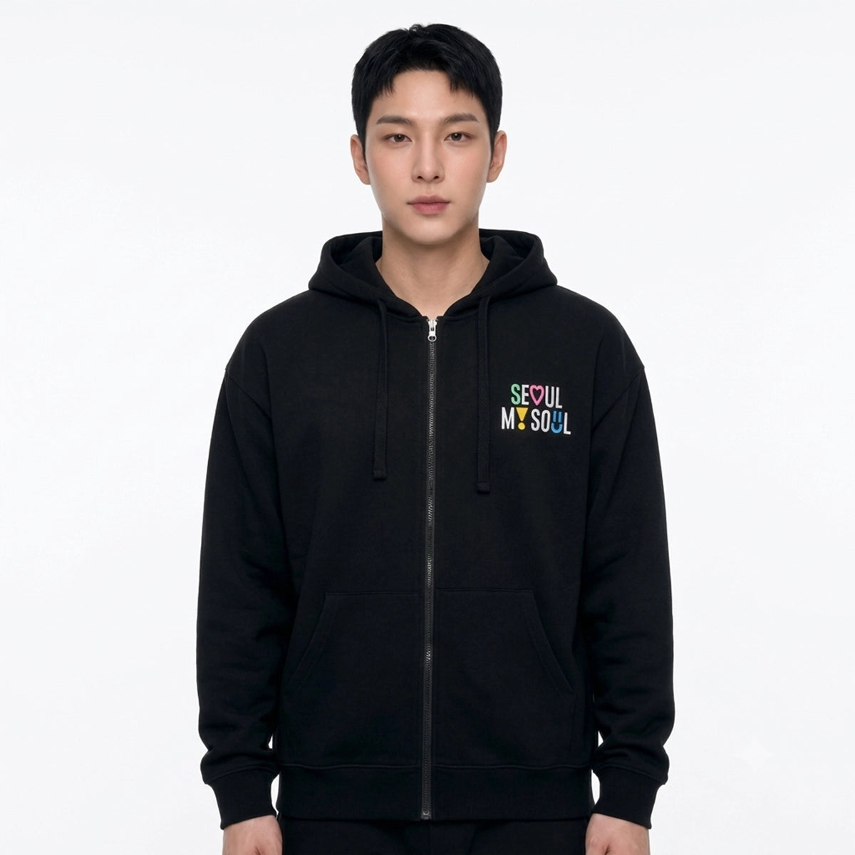 ENM X Seoul Seoul Hood Zip-Up Hoodie