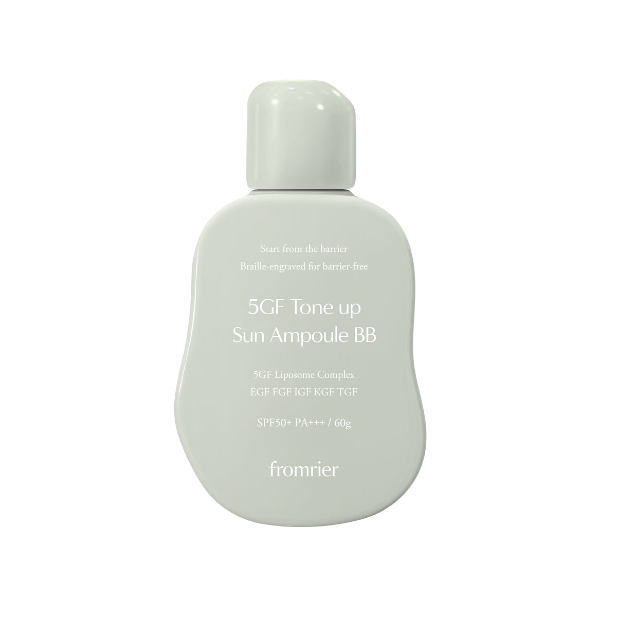 FROMRIER 5GF Tone Up Sun Ampoule SPF50+ PA++++ BB Olive Green 60 g
