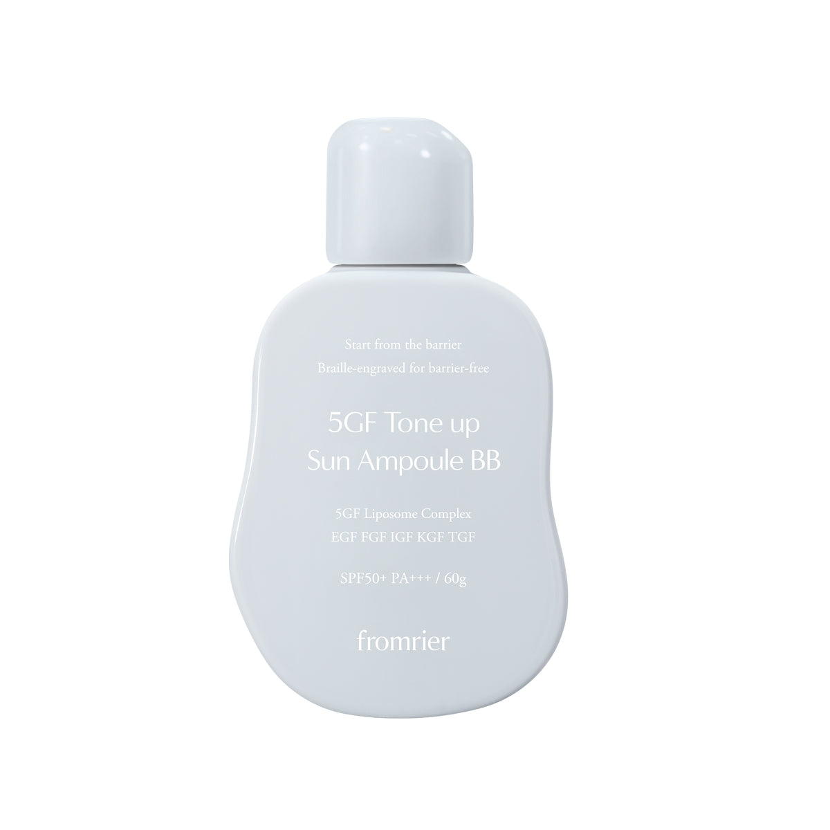FROMRIER 5GF Tone Up Sun Ampoule SPF50+ PA++++ BB Teal Blue 60 g