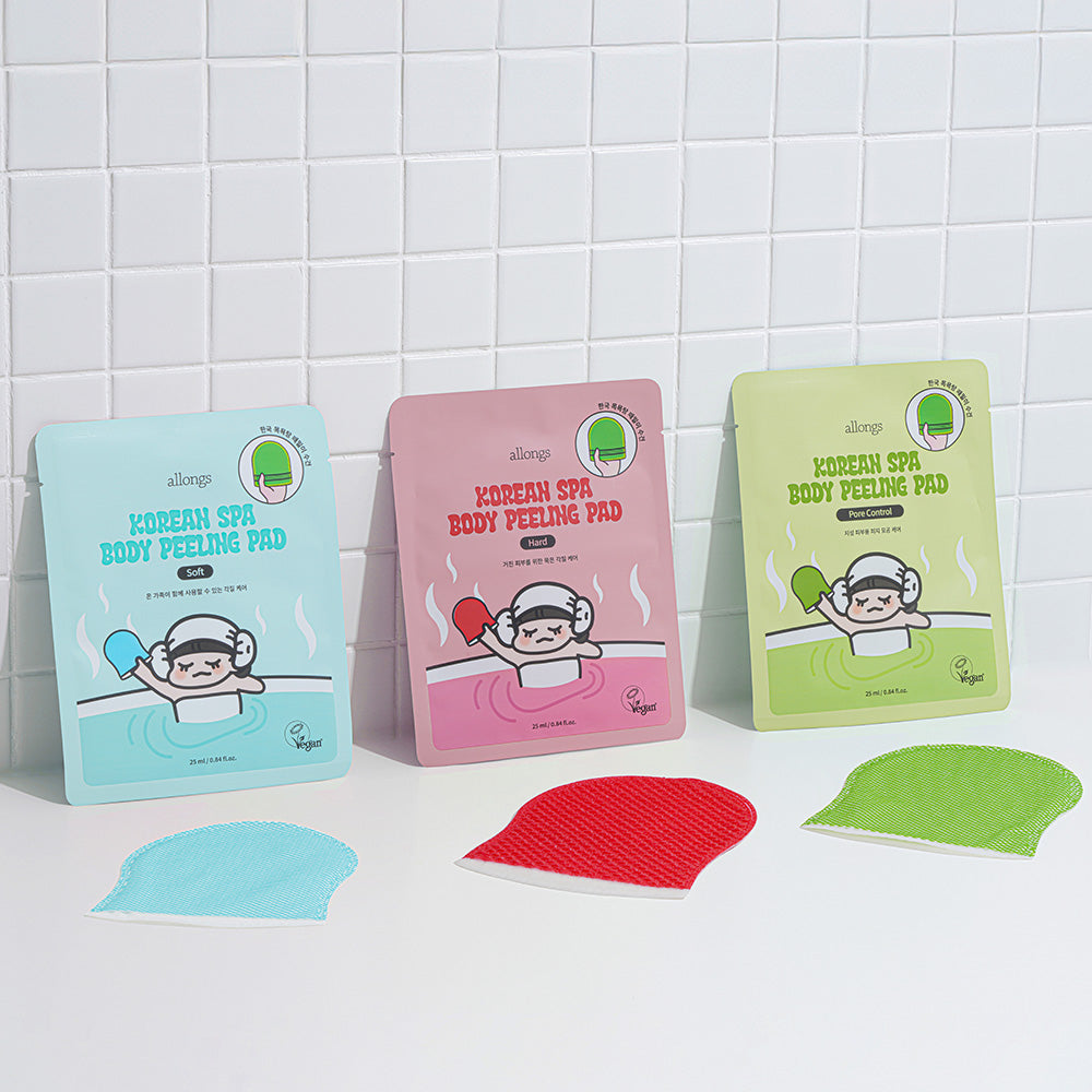 allongs Korean Spa Body Peeling Pad Soft