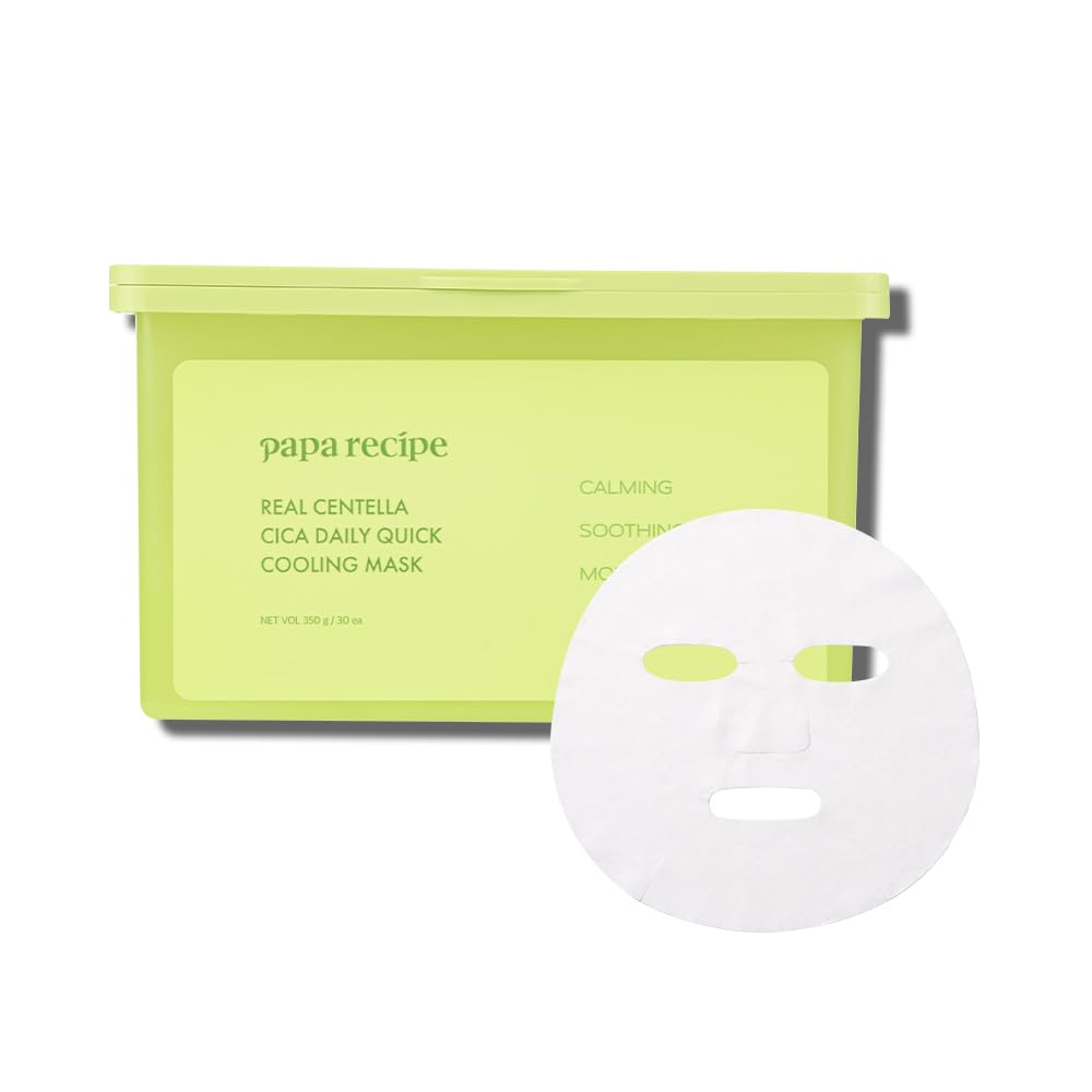 Papa Recipe Real Centella Cica Daily Quick Cooling Mask 30 Sheets