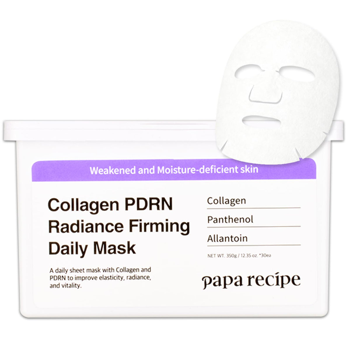 Papa Recipe Collagen PDRN Radiance Firming Daily Mask 30 Sheets