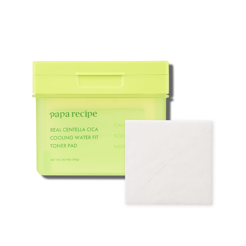 Papa Recipe Real Centella Cica Cooling Water Fit Toner Pad 80 EA