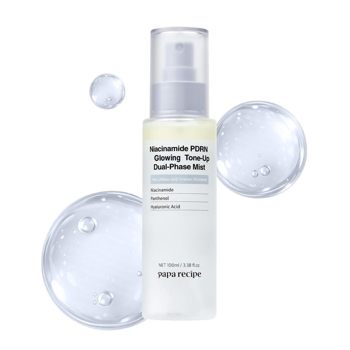 Papa Recipe Niacinamide PDRN Glowing Tone-Up Dual-Phase Mist 100 ml