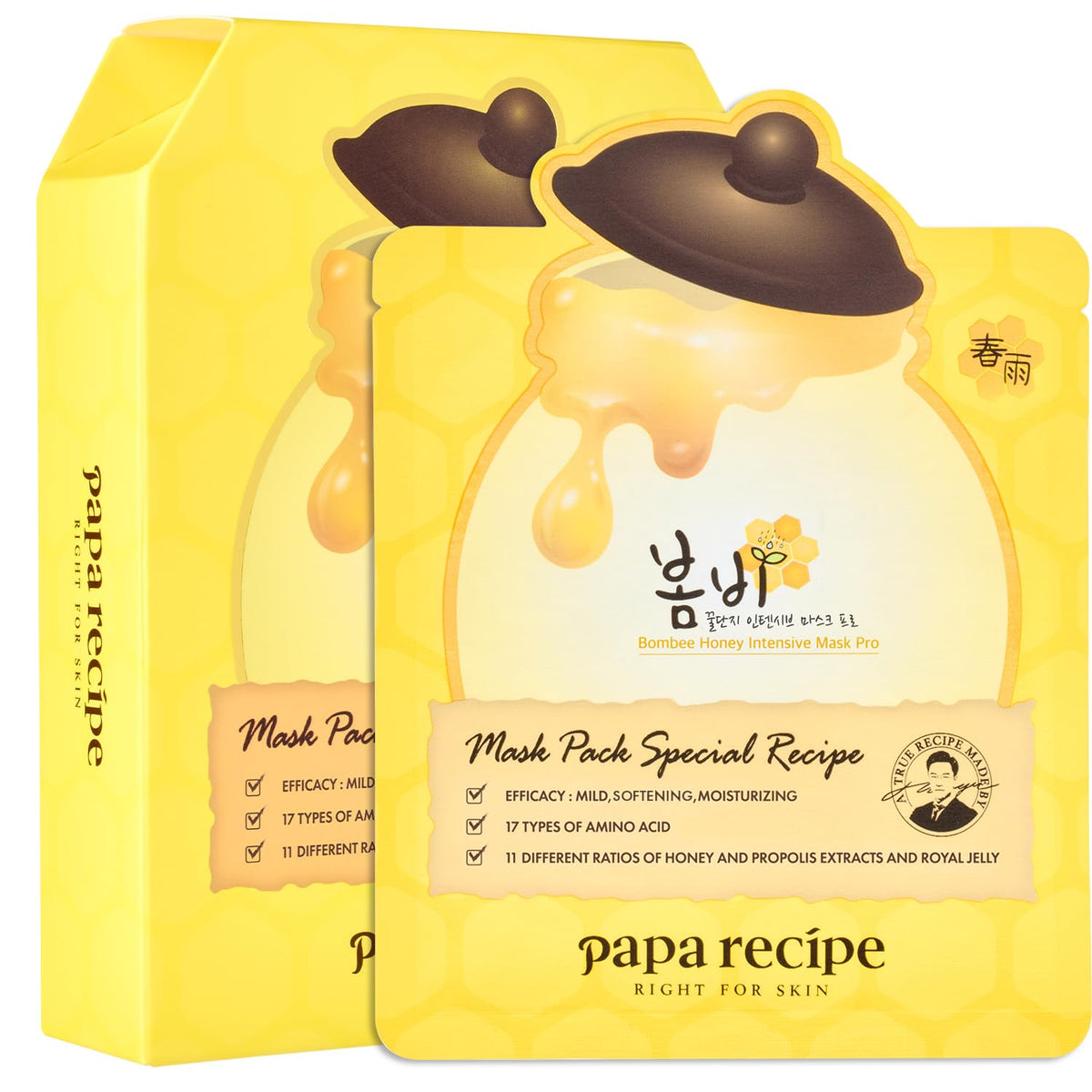 Papa Recipe Bombee Honey Intensive Mask Pack Pro 10 Sheets