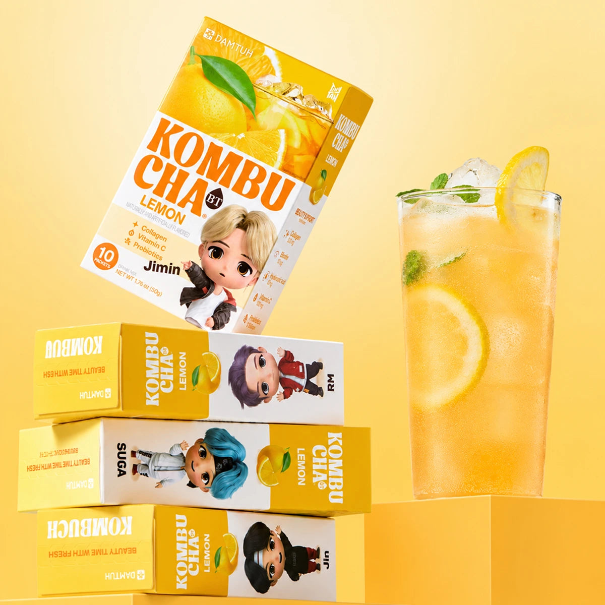 Damtuh BT Kombucha Lemon (10 Sticks)