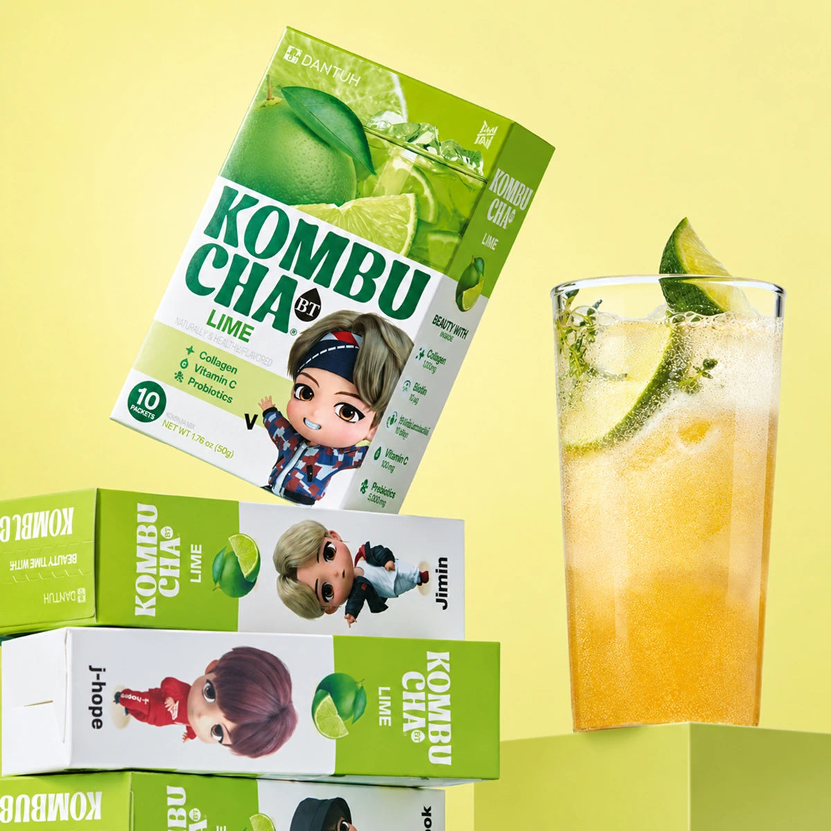 Damtuh BT Kombucha Lime (10 Sticks)