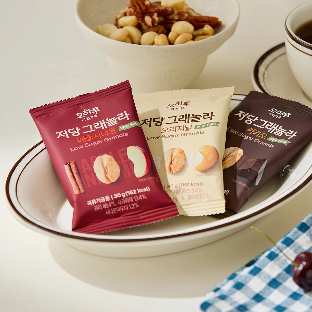 Oharu Low Sugar Granola Pouch (1 Box, 15 Packs)