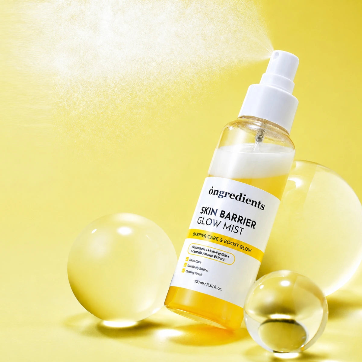 ongredients Skin Barrier Glow Mist 100ml