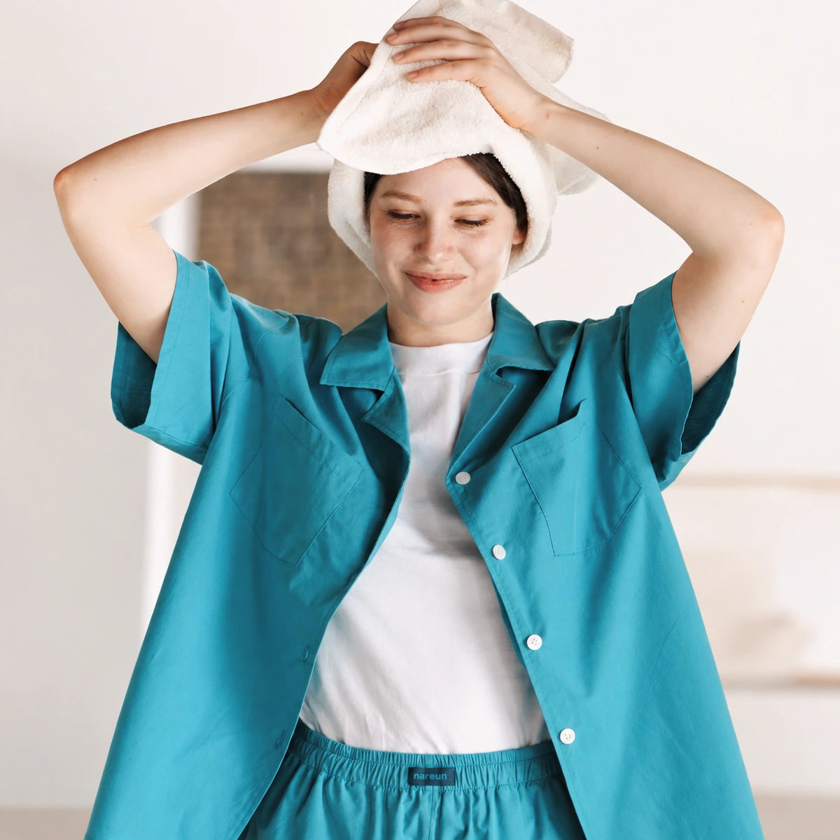 nareun Brezm Cotton Short Pajama Set