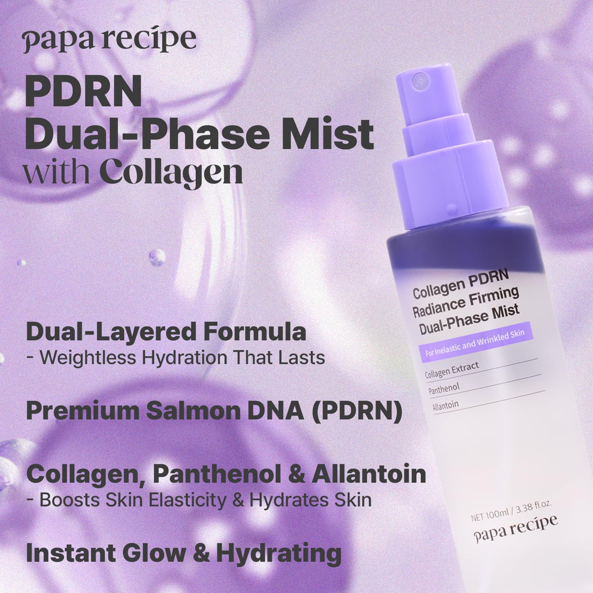 Papa Recipe Collagen PDRN Radiance Firming Dual Phase Mist 100 ml