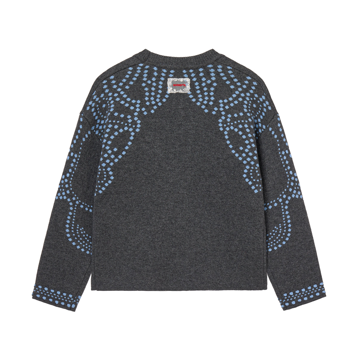Deverotta Dodo Silk Cashmere Applique knit Jacket
