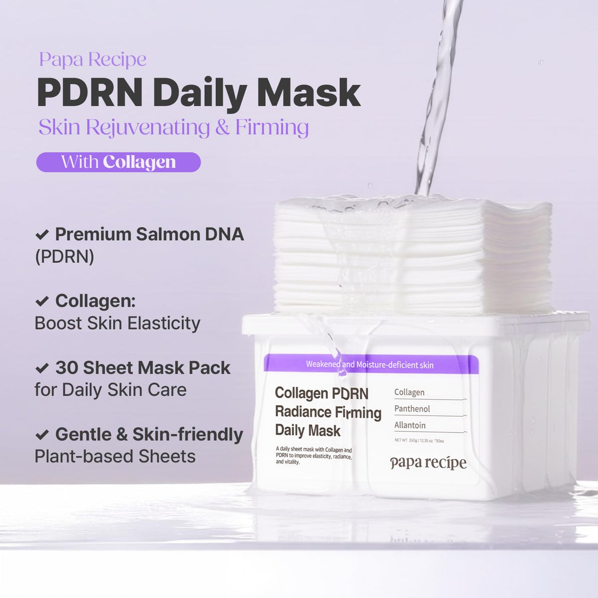 Papa Recipe Collagen PDRN Radiance Firming Daily Mask 30 Sheets