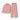 nareun Basic Long-Sleeve Pajama Set (Pink / Plus Size)