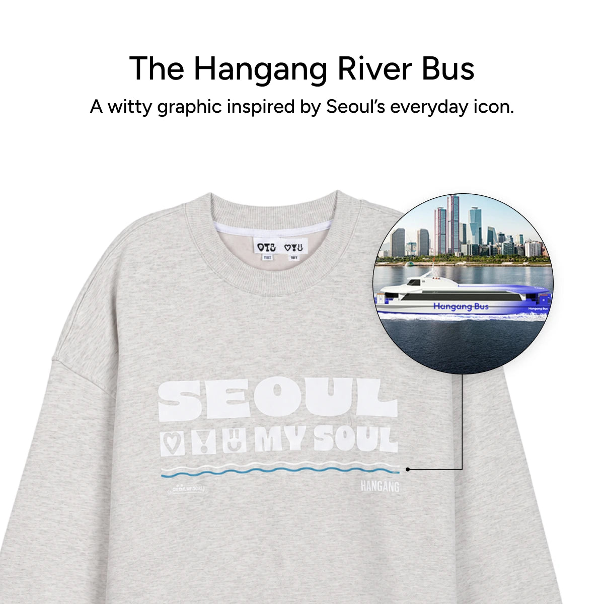 ENM X Seoul Han River Bus Sweatshirt