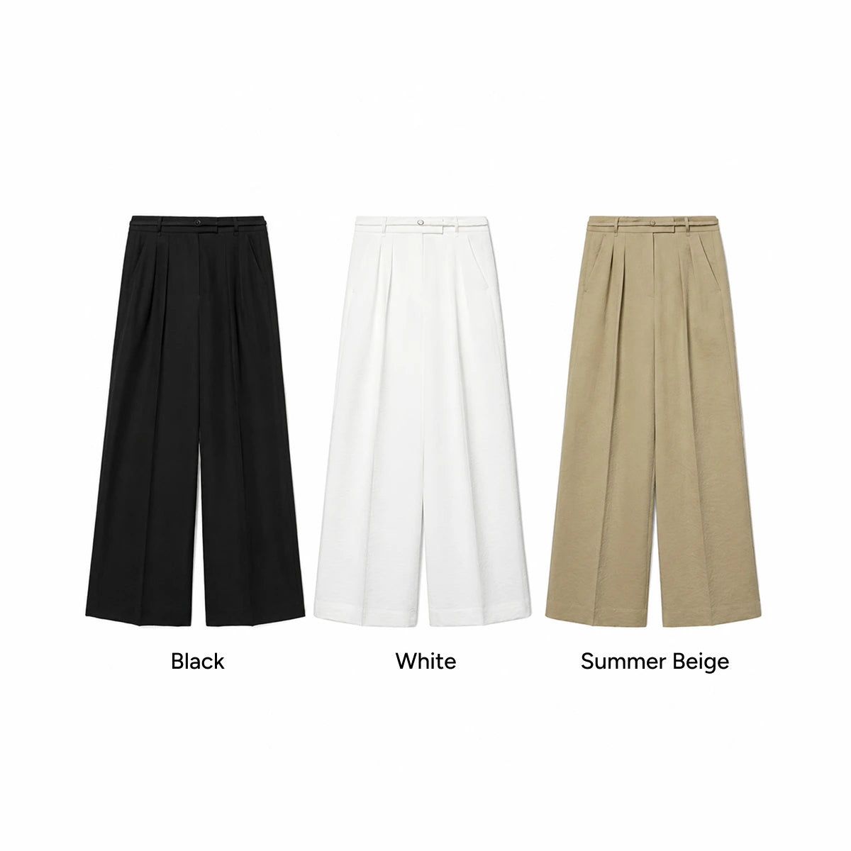 LENEDIFIE Easy-Care Airy Pants