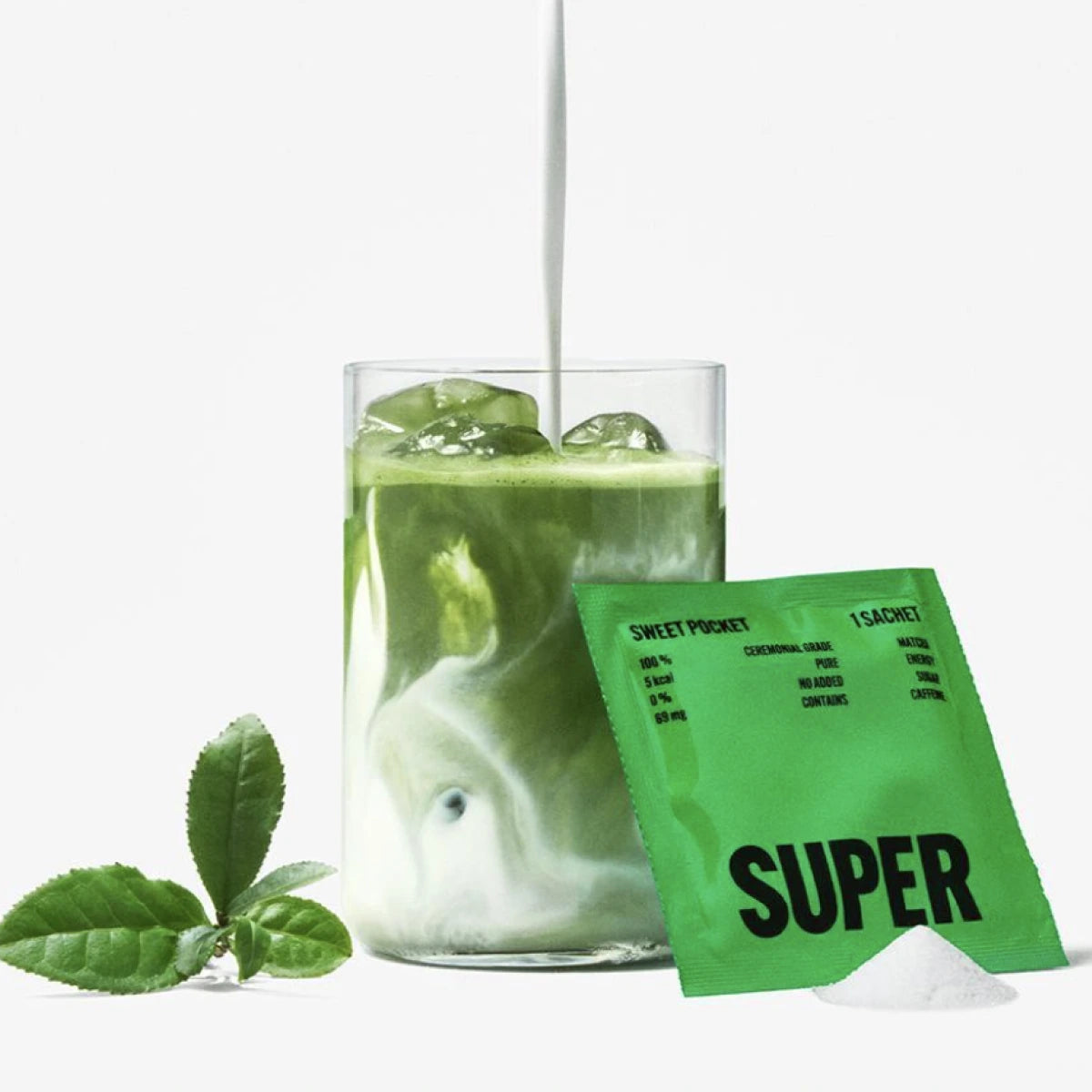 Super Matcha Pocket Trial Set (Pure Pocket x2, Sweet Pocket x2)