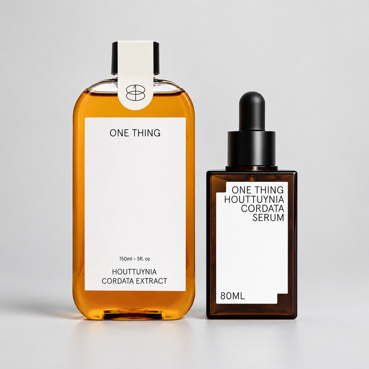 ONE THING Heartleaf Calm & Clear Duo (Houttuynia Cordata Extract 150ml+Houttuynia Cordata Serum 80ml)
