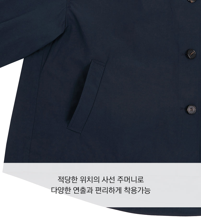 Celebshop Edition Hooded Cape Short Trech Navy
