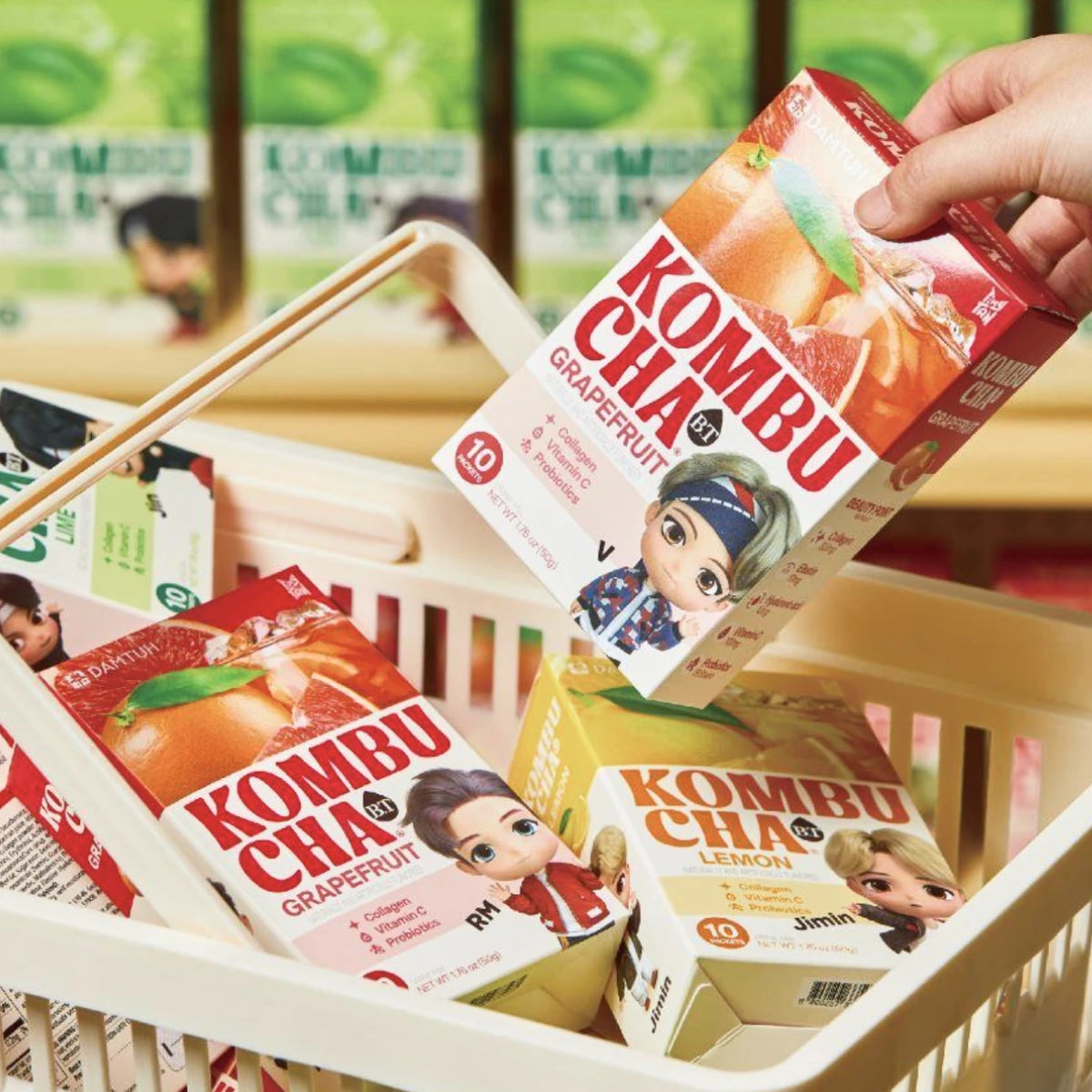 Damtuh BT Kombucha Grapefruit (10 Sticks)
