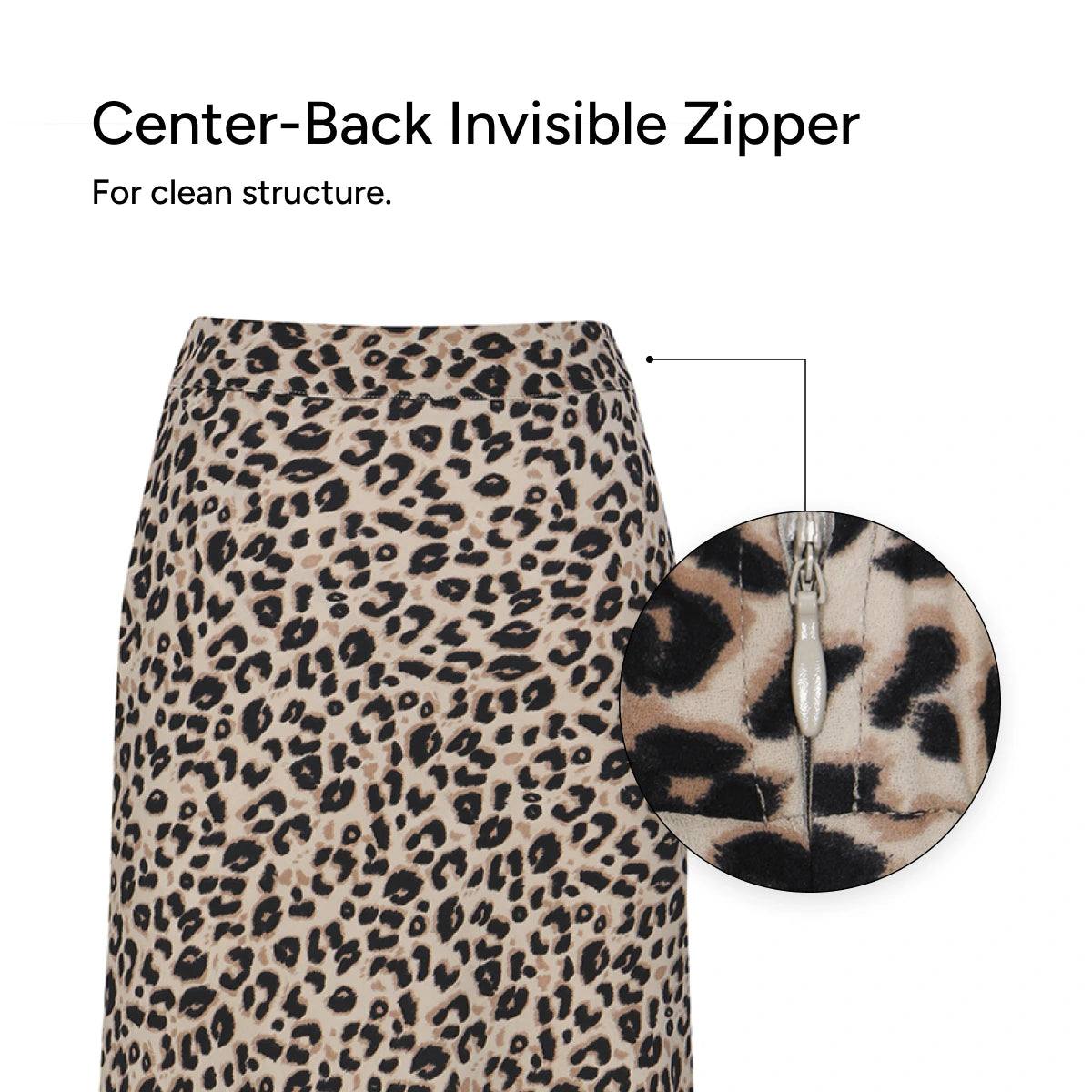 The AtG Leopard Tension Slit Skirt (2 Color)
