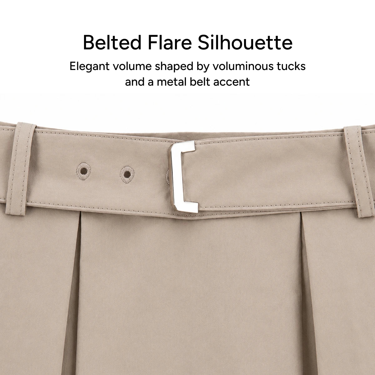 CelebShop edition Belted Hepburn Skirt