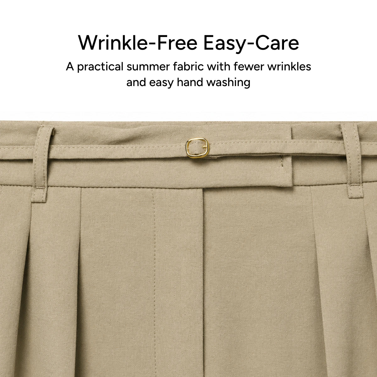 LENEDIFIE Easy-Care Airy Pants