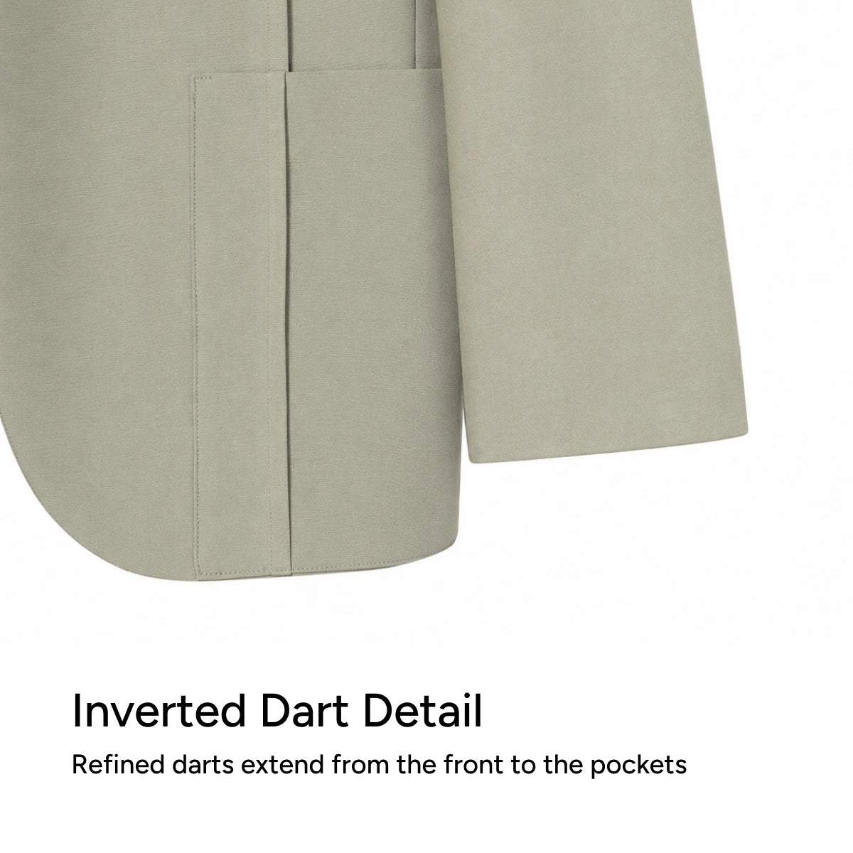 LENEDIFIE Wool-Blend Silhouette Jacket