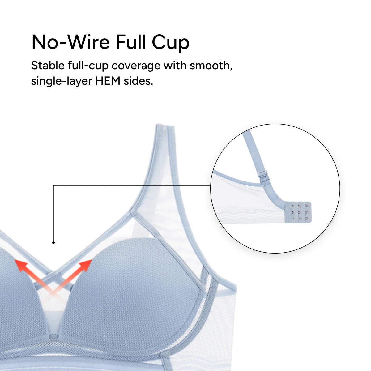 SEKANSKEEN Nudy Shaping Bra & Panty Set