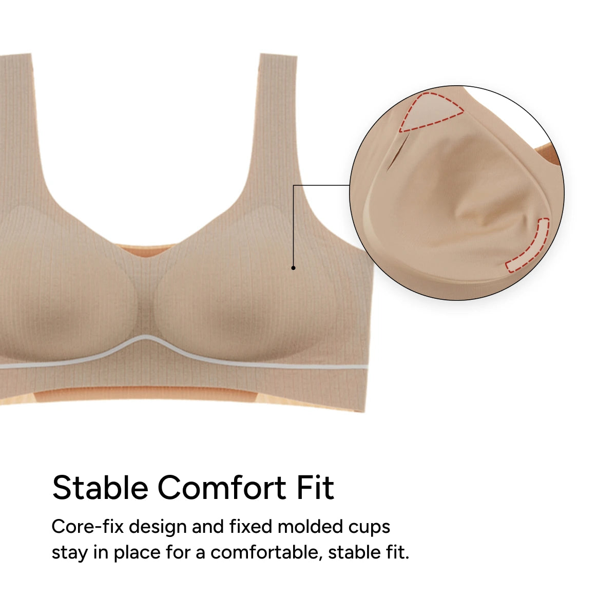 SEKANSKEEN Screen Fusing Bra & Panty Package (Tank Style)