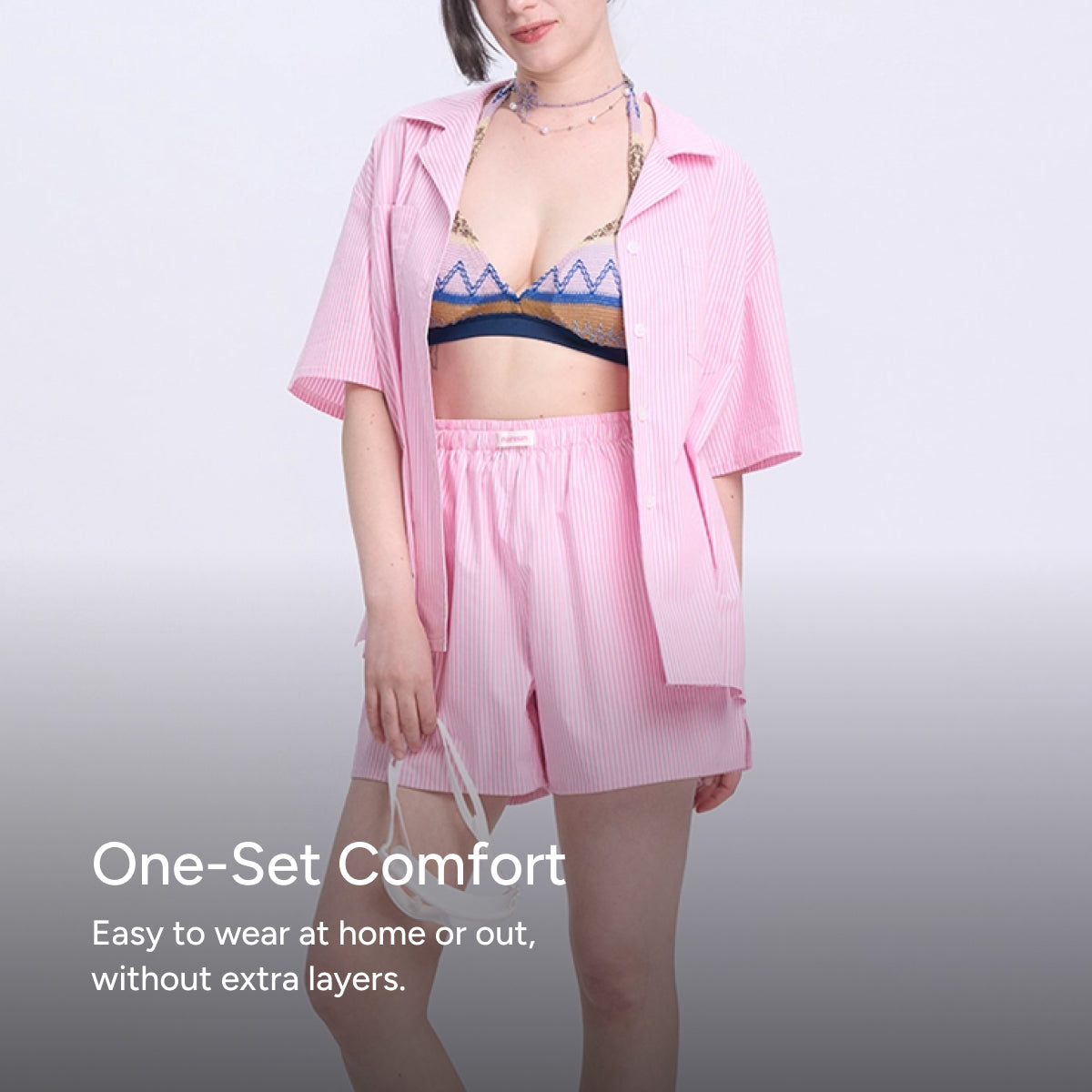 nareun Brezm Cotton Short Pajama Set