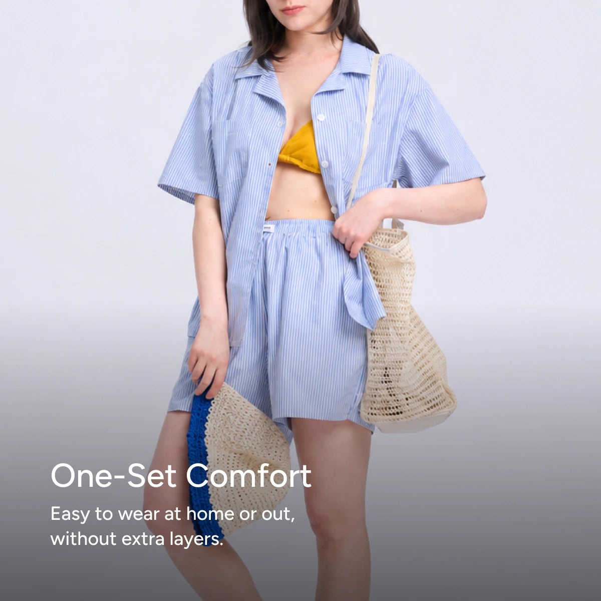 nareun Brezm Cotton Short Pajama Set