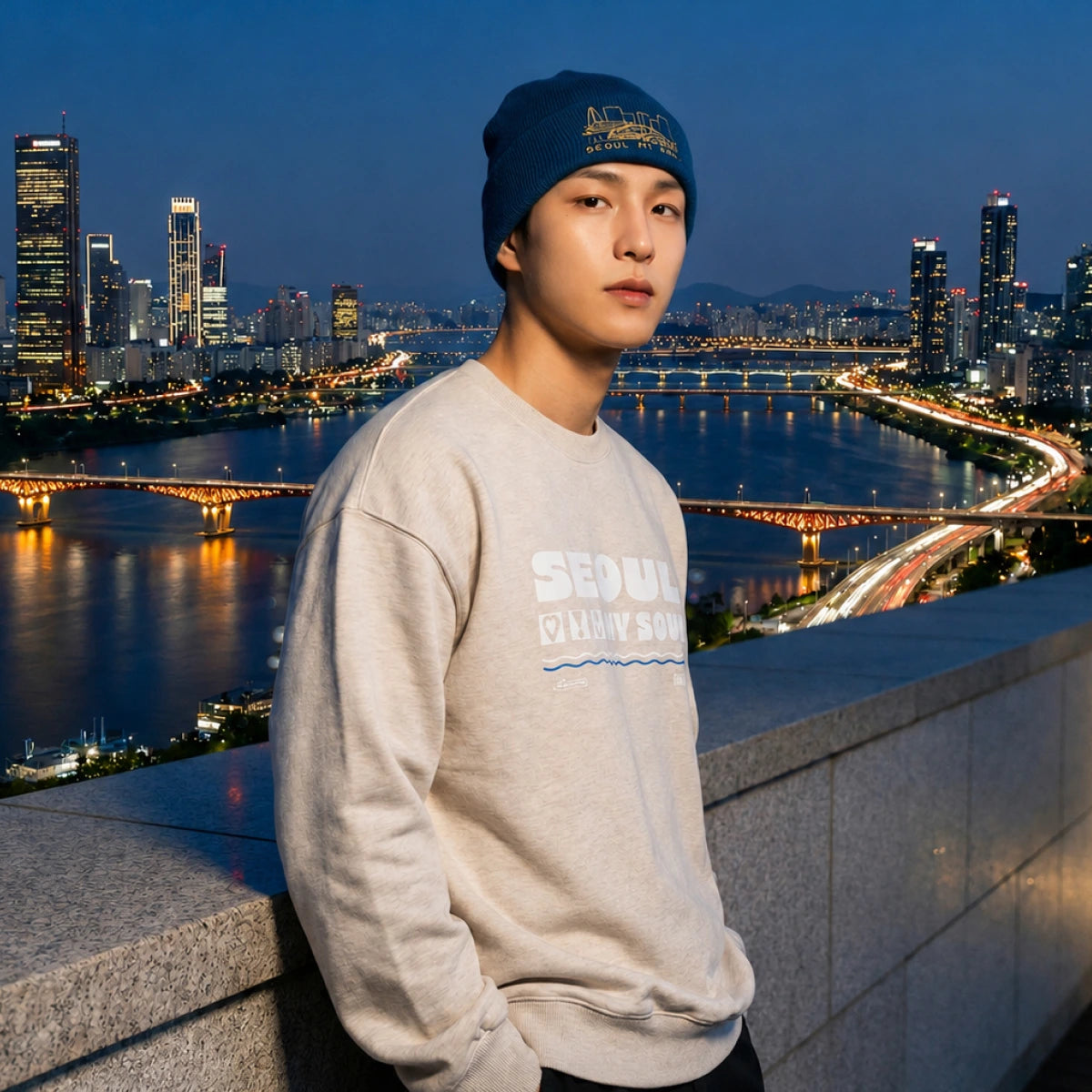 ENM X Seoul Han River Bus Sweatshirt