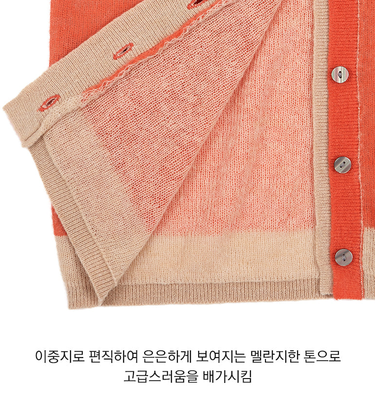 Celebshop Edition Alpaca Layered Cardigan
