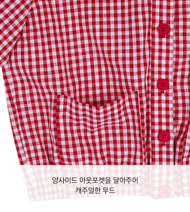 Celebshop Edition Gingham Hooded Jacket