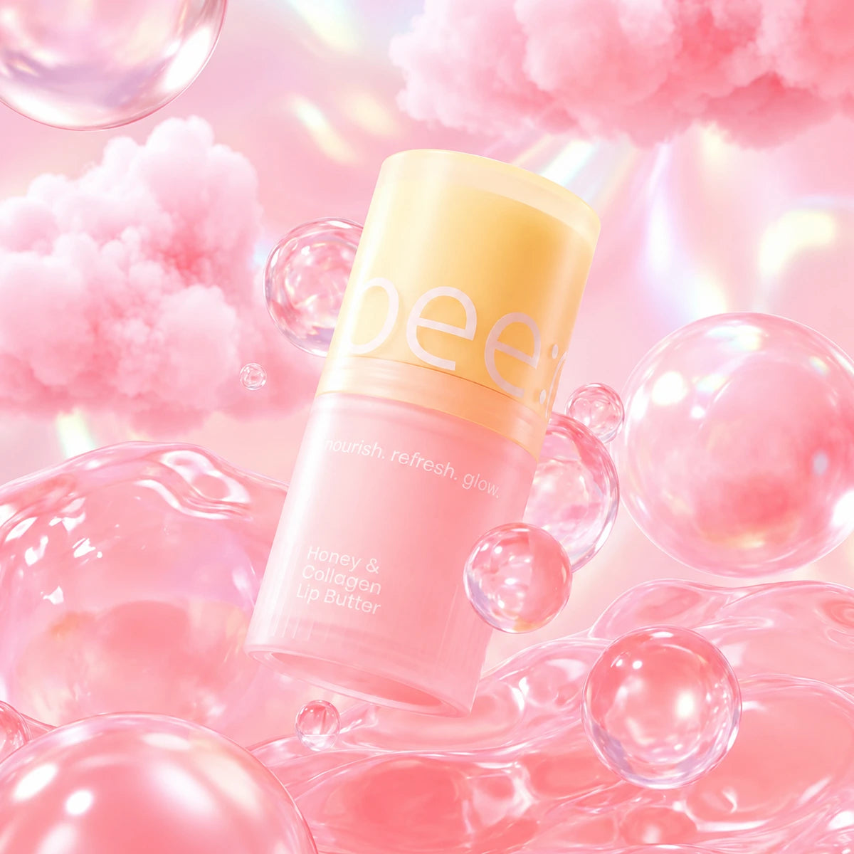 beenuvo Honey & Collagen Lip Butter – Banana Scent (13g | 0.45oz)