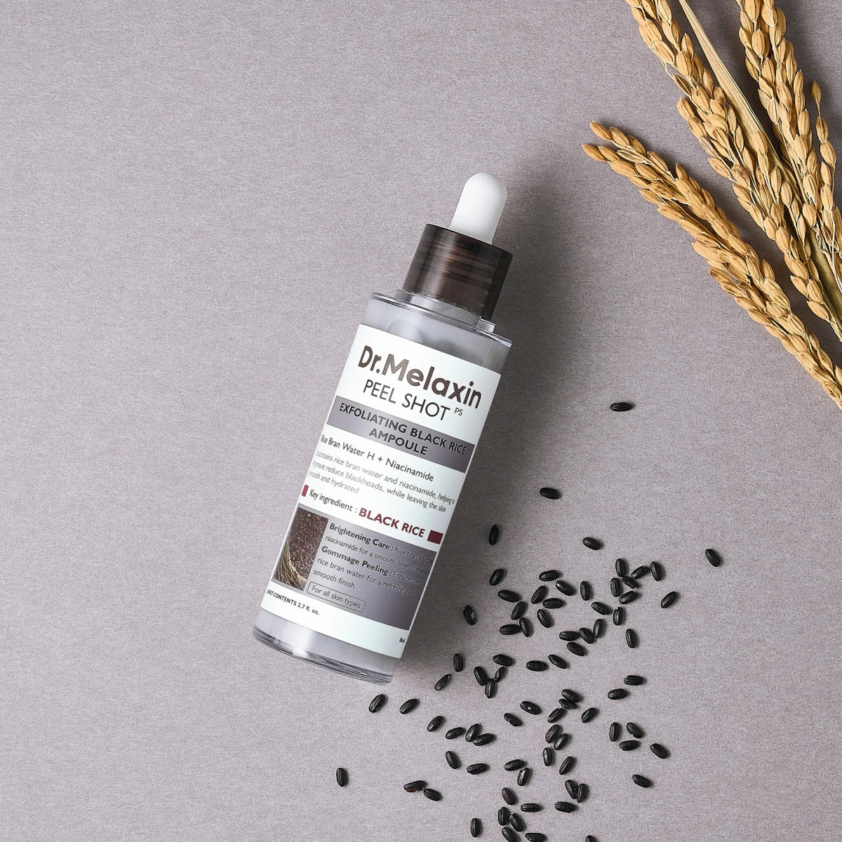 Dr. melaxin Peel Shot Exfoliating Black Rice Ampoule