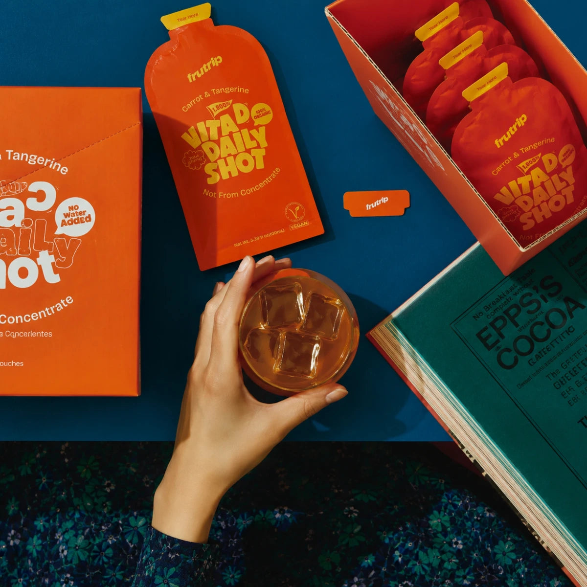 FRUTRIP Vegan Vita-D Daily Shot
- Carrot and Tangerine
(100ml X 10pouches /box)
