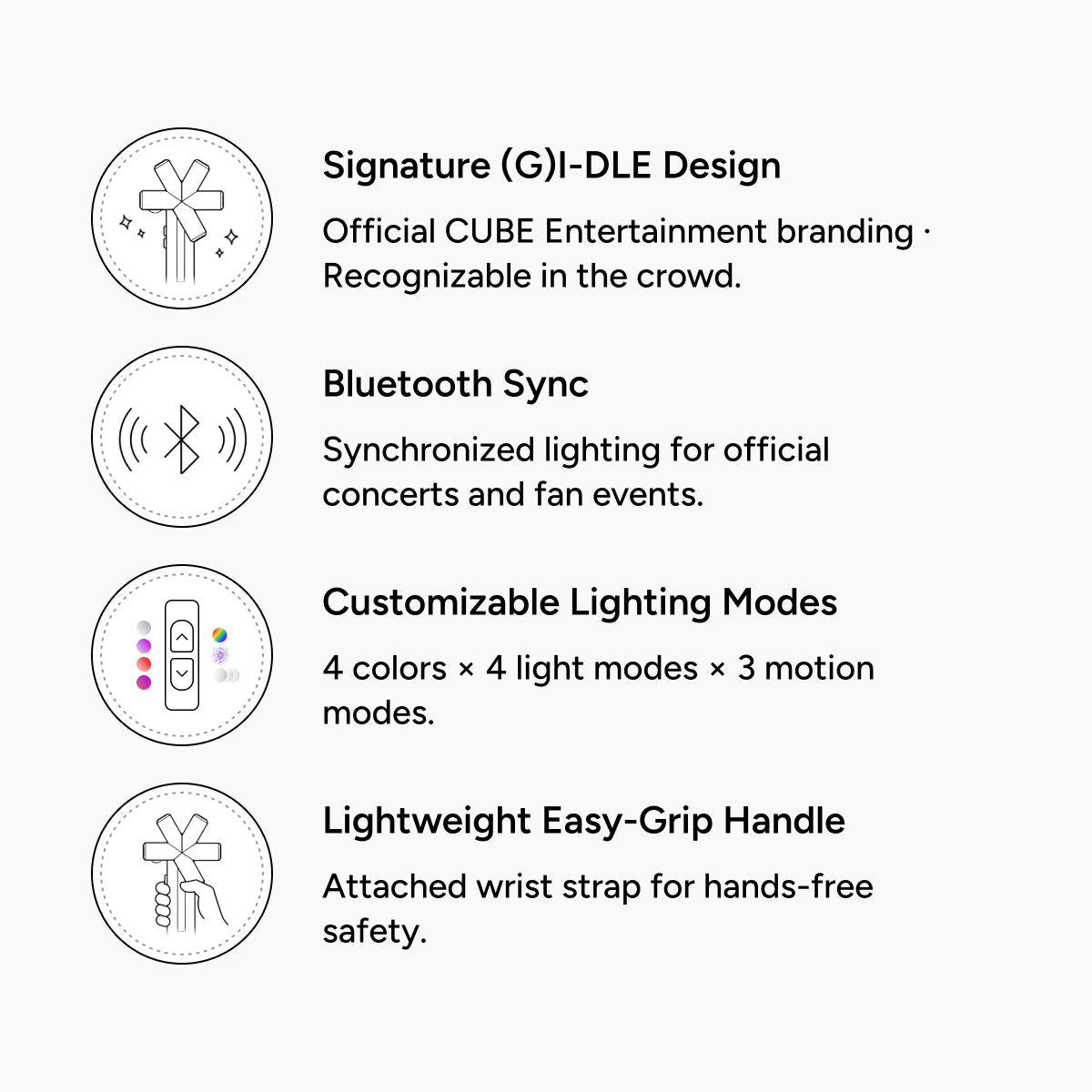 I-DLE Official Light Stick Ver. 3