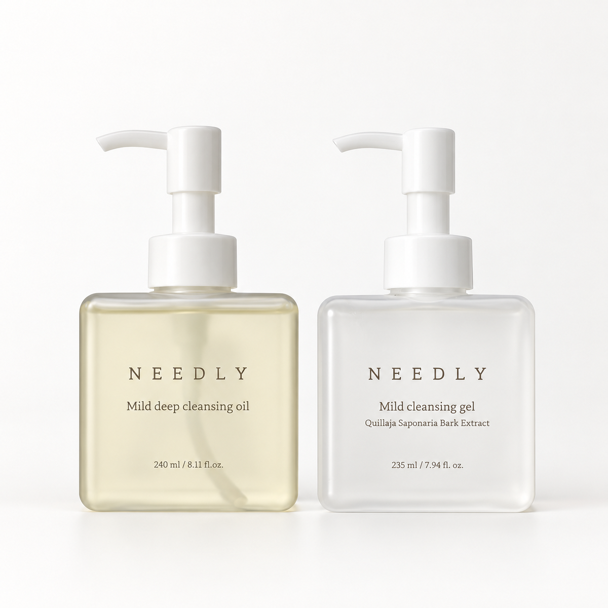 NEEDLY Gentle Double Cleanse Duo (Mild Deep Cleansing Oil 240ml+Mild Cleansing Gel)