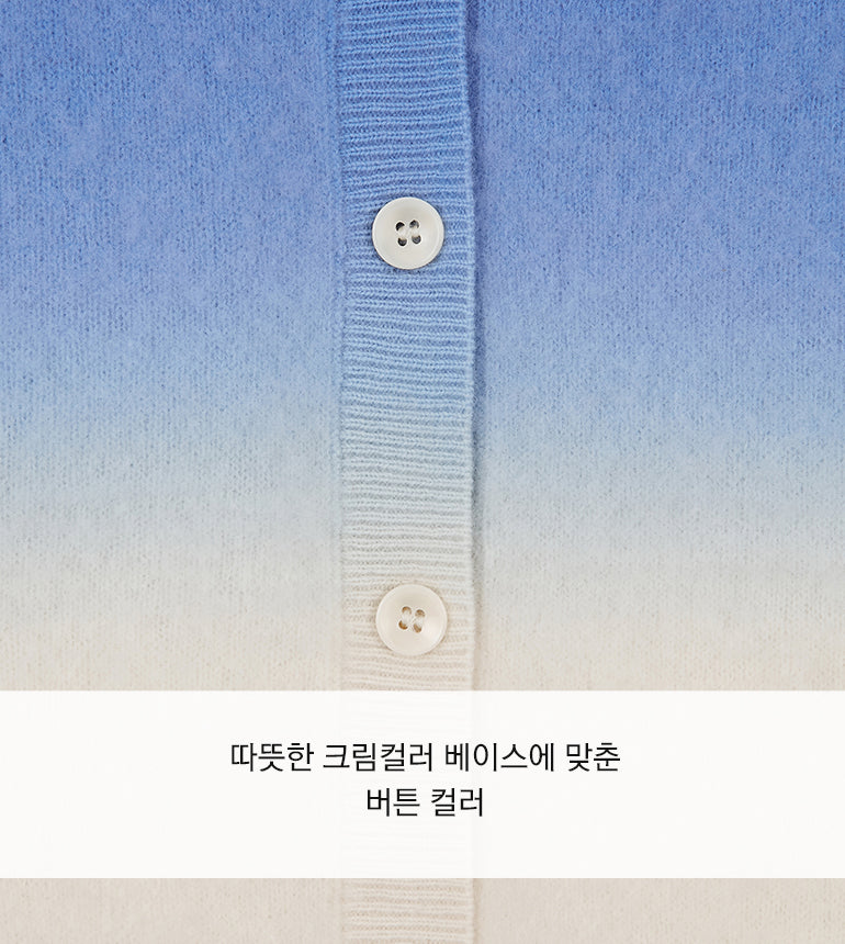 Celebshop Edition Gradient V neck Cardigan