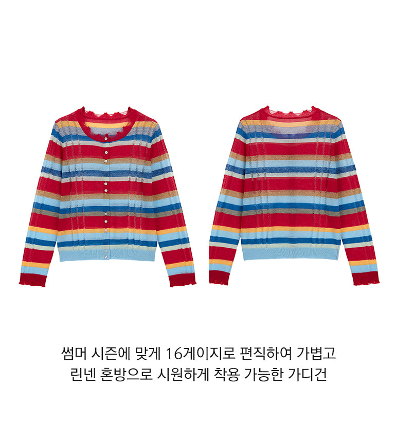 Celebshop Edition X YOSIGO Linen Multi Cardigan
