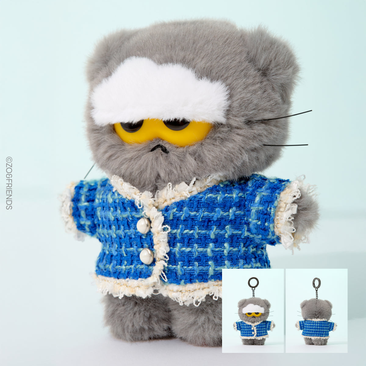 ZO&FRIENDS ZOA RANDOM PLUSH KEYRING CROWN EDITION